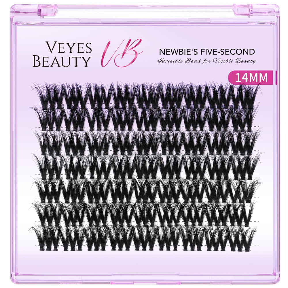 VEYESBEAUTY VBmuse 3D layered lashes with wispy look.