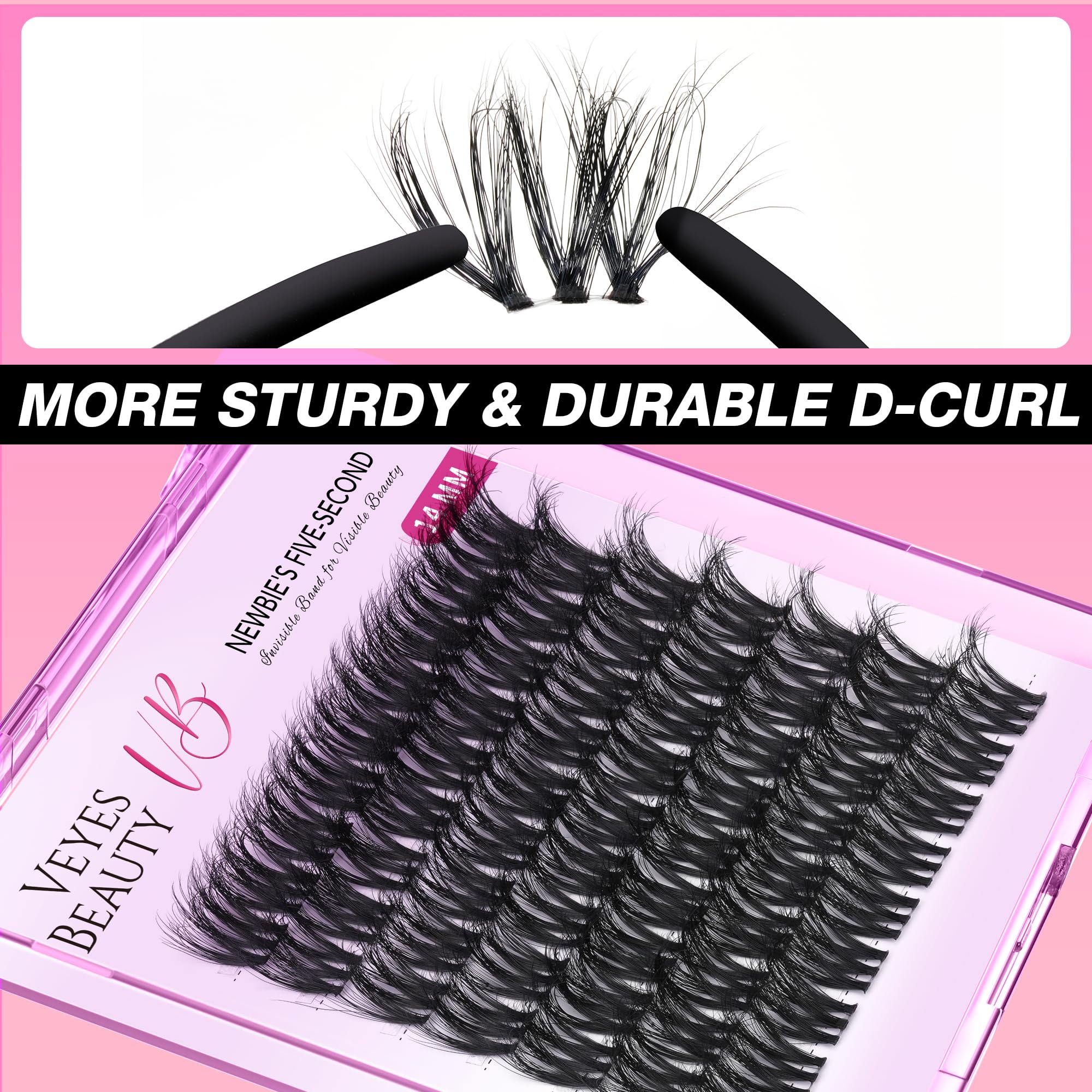 VEYESBEAUTY VBmuse ready-to-apply clusters for easy DIY extensions.