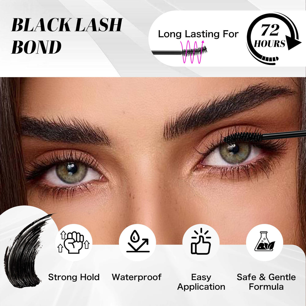 VEYESBEAUTY Waterproof lash adhesive designed to withstand sweat and humidity.