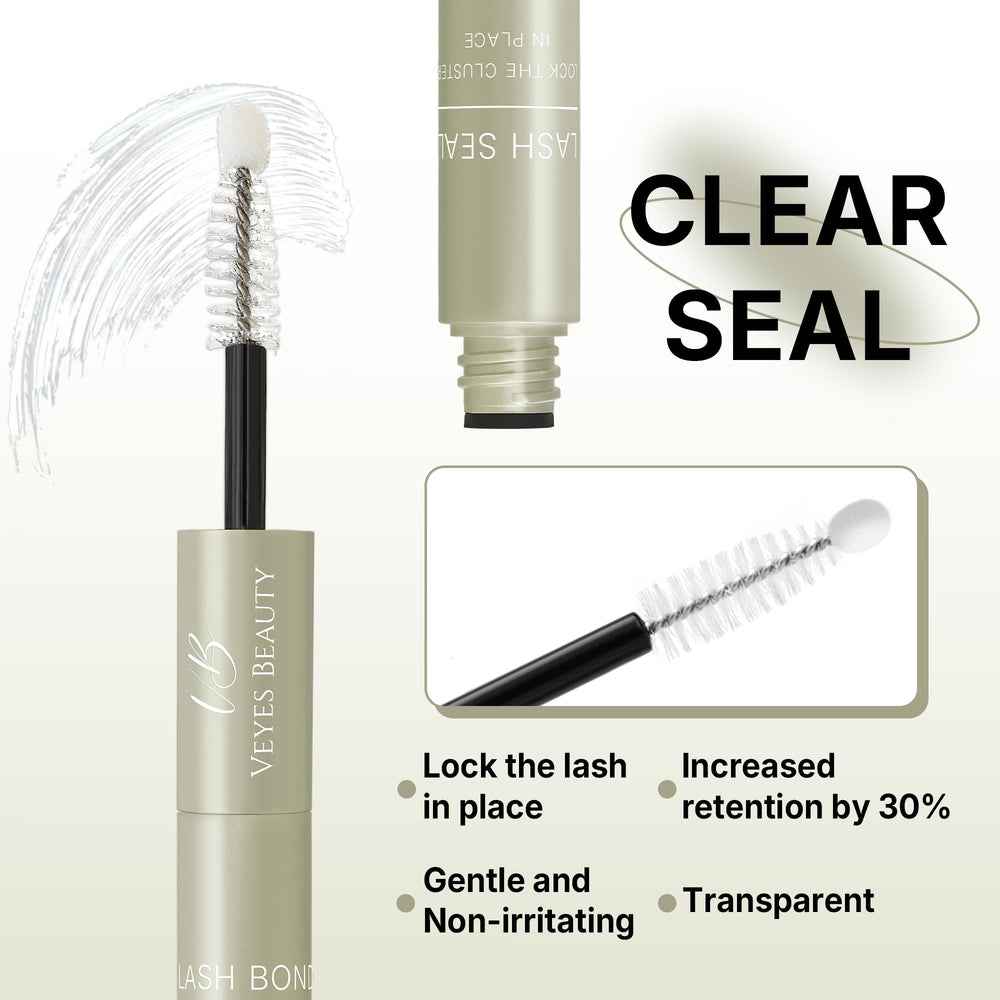 VEYESBEAUTY waterproof adhesive withstands sweat for long-lasting wear.