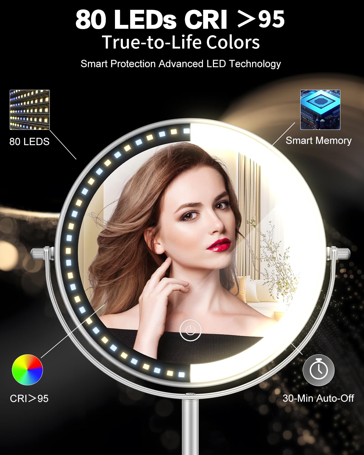 VFD rechargeable 3000mAh battery enabling cordless use