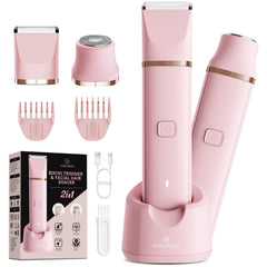 VG VOGCREST bikini trimmer front view showcases compact travel-ready design