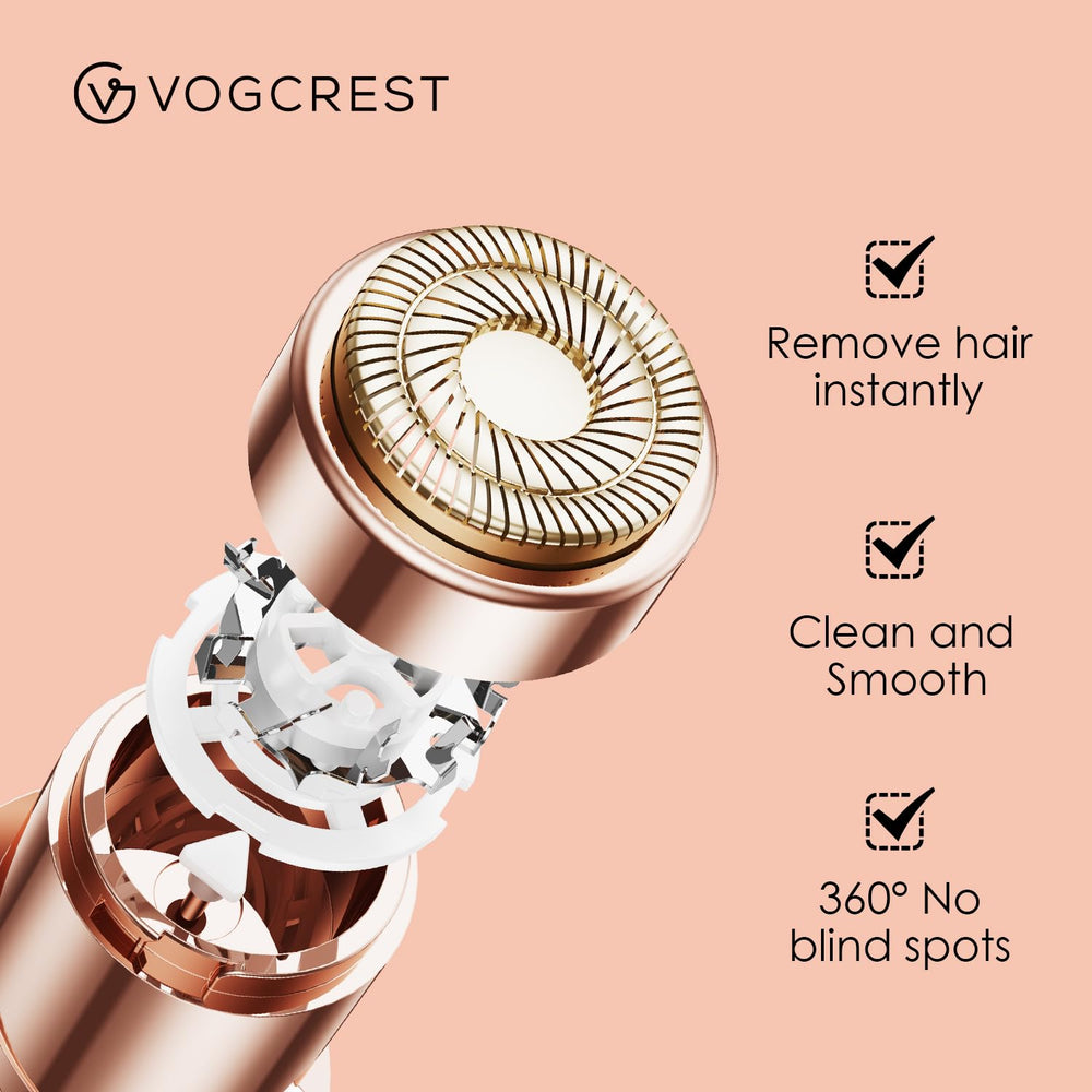 VG VOGCREST durable stainless steel heads demonstrate long-lasting sharpness for regular use.