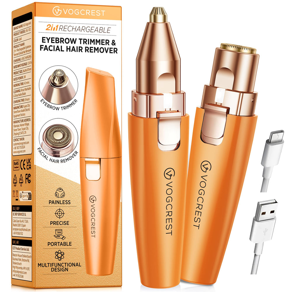 VG VOGCREST Eyebrow Trimmer front view for precise shaping and quick touchups.