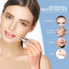 VG VOGCREST painless hair removal close-up on delicate skin areas.