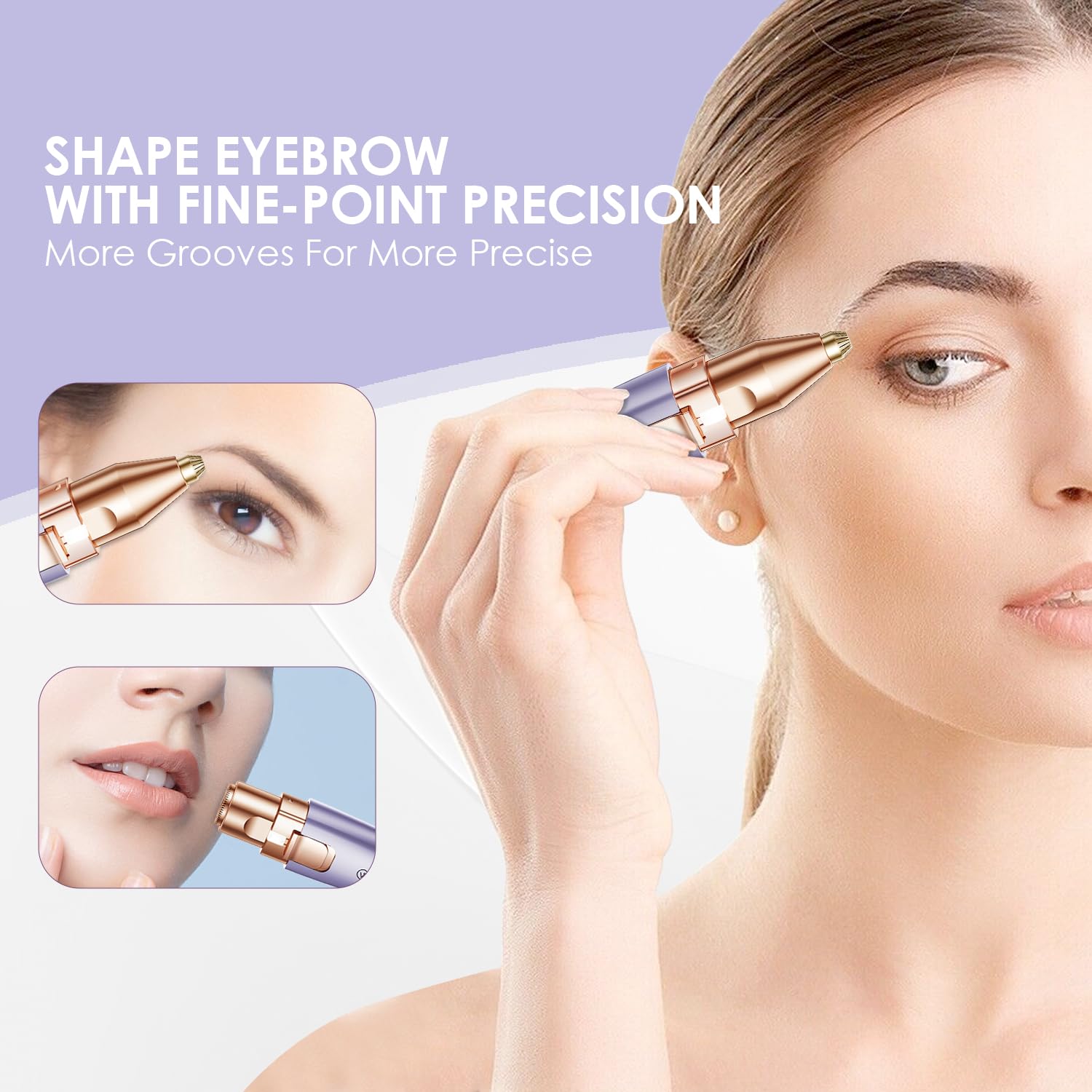 VG VOGCREST portable 2-in-1 design ideal for travel and quick touch-ups.