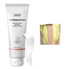 VGO bikini gel bottle front view for easy at-home hair removal.