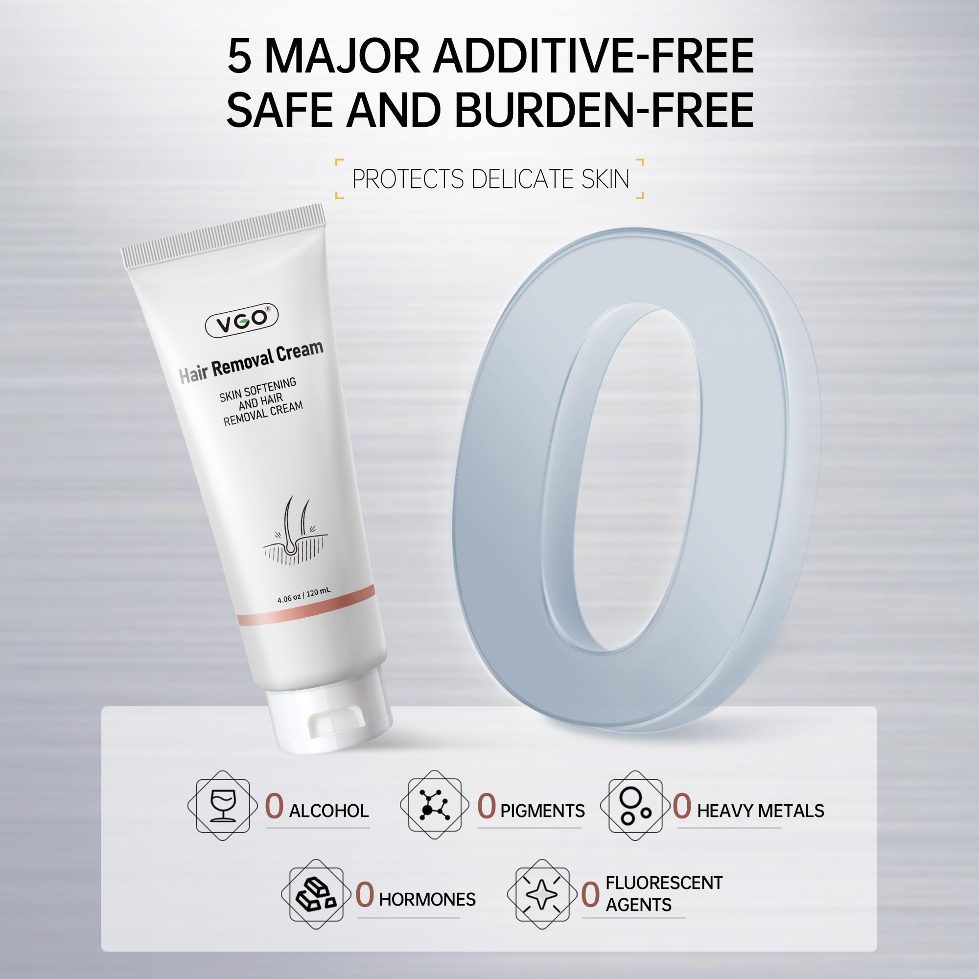 VGO bikini gel texture close-up reveals lightweight formula.
