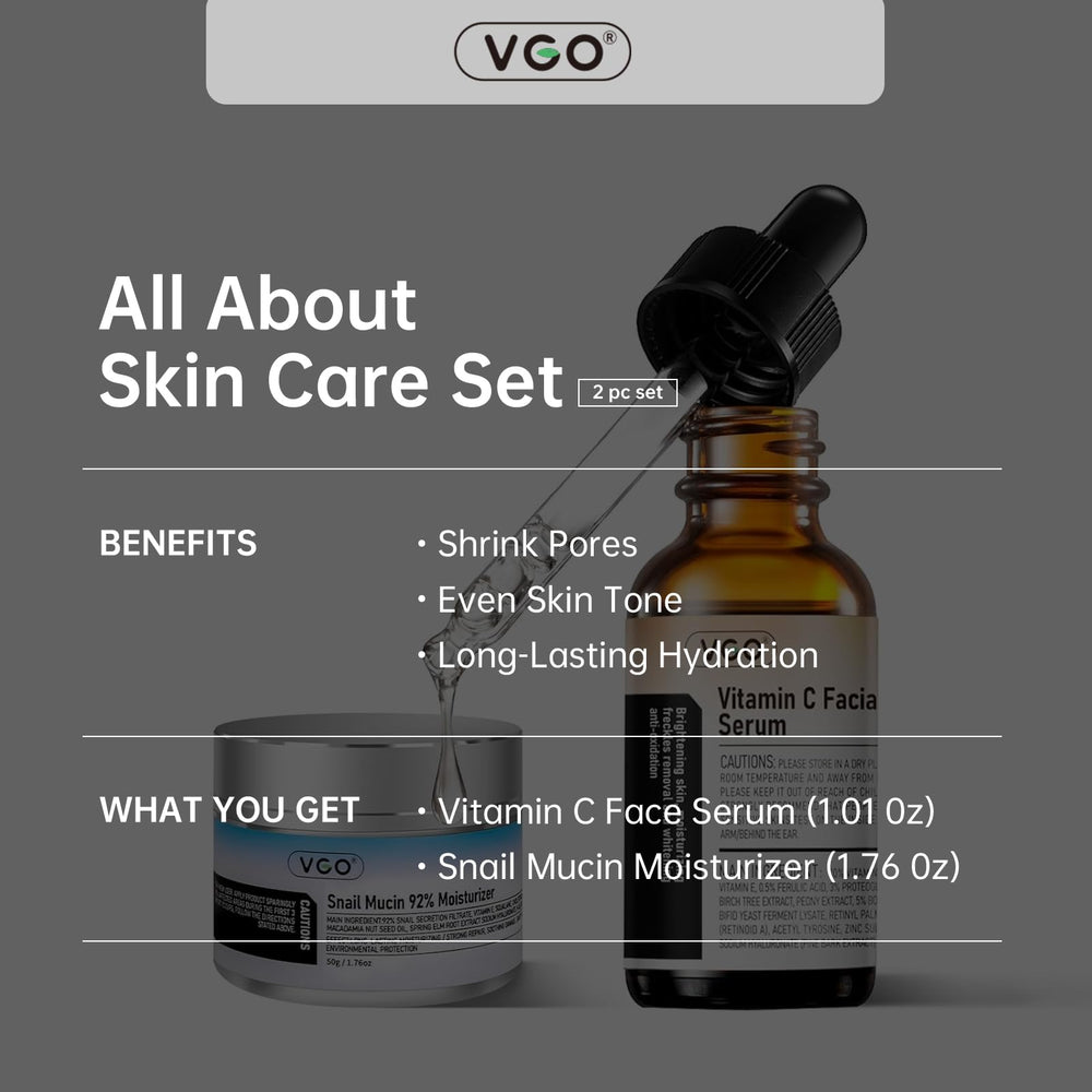 VGO daily skincare set packaging ready for gifting or personal routine.