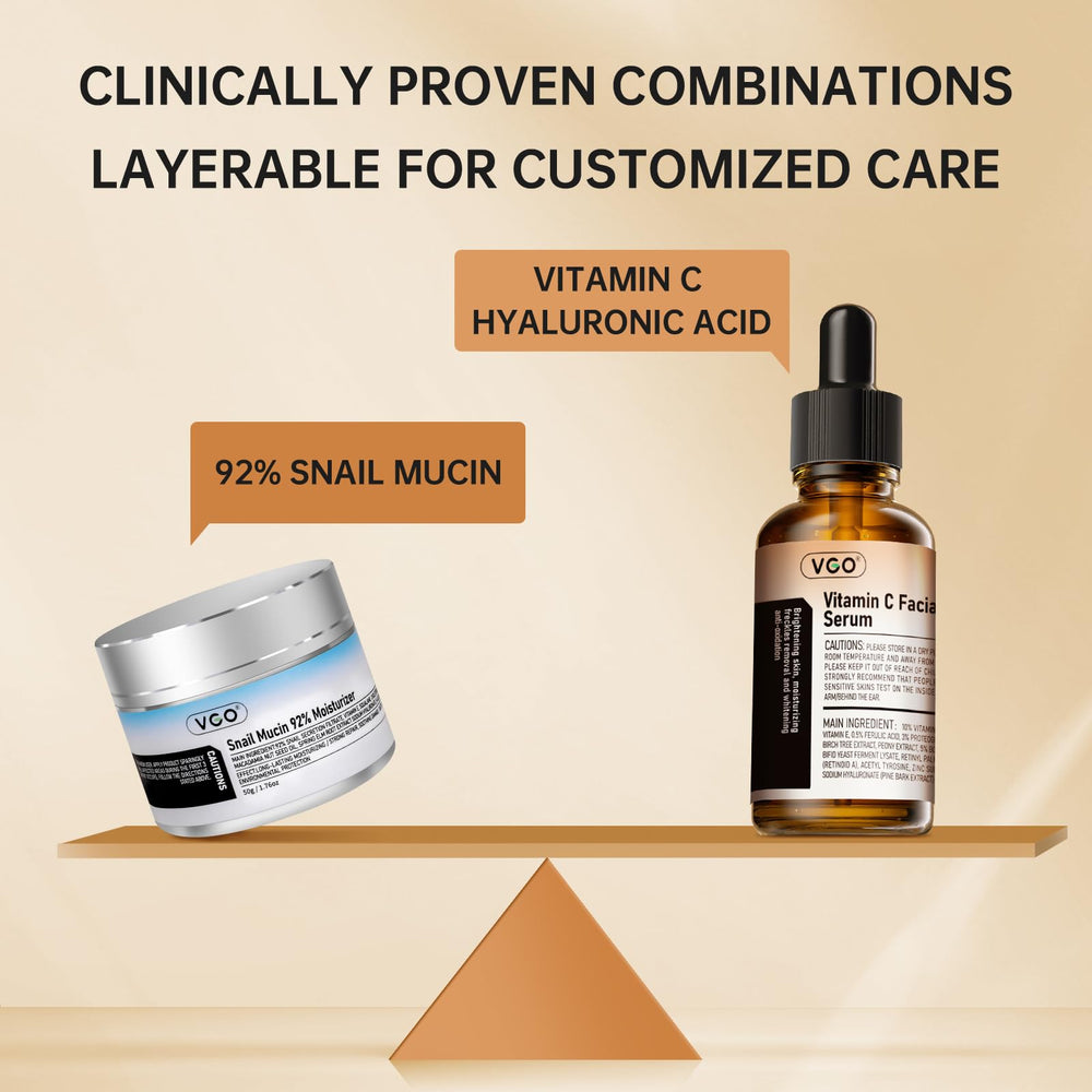 VGO moisturizer texture close-up reveals creamy non-greasy hydration.