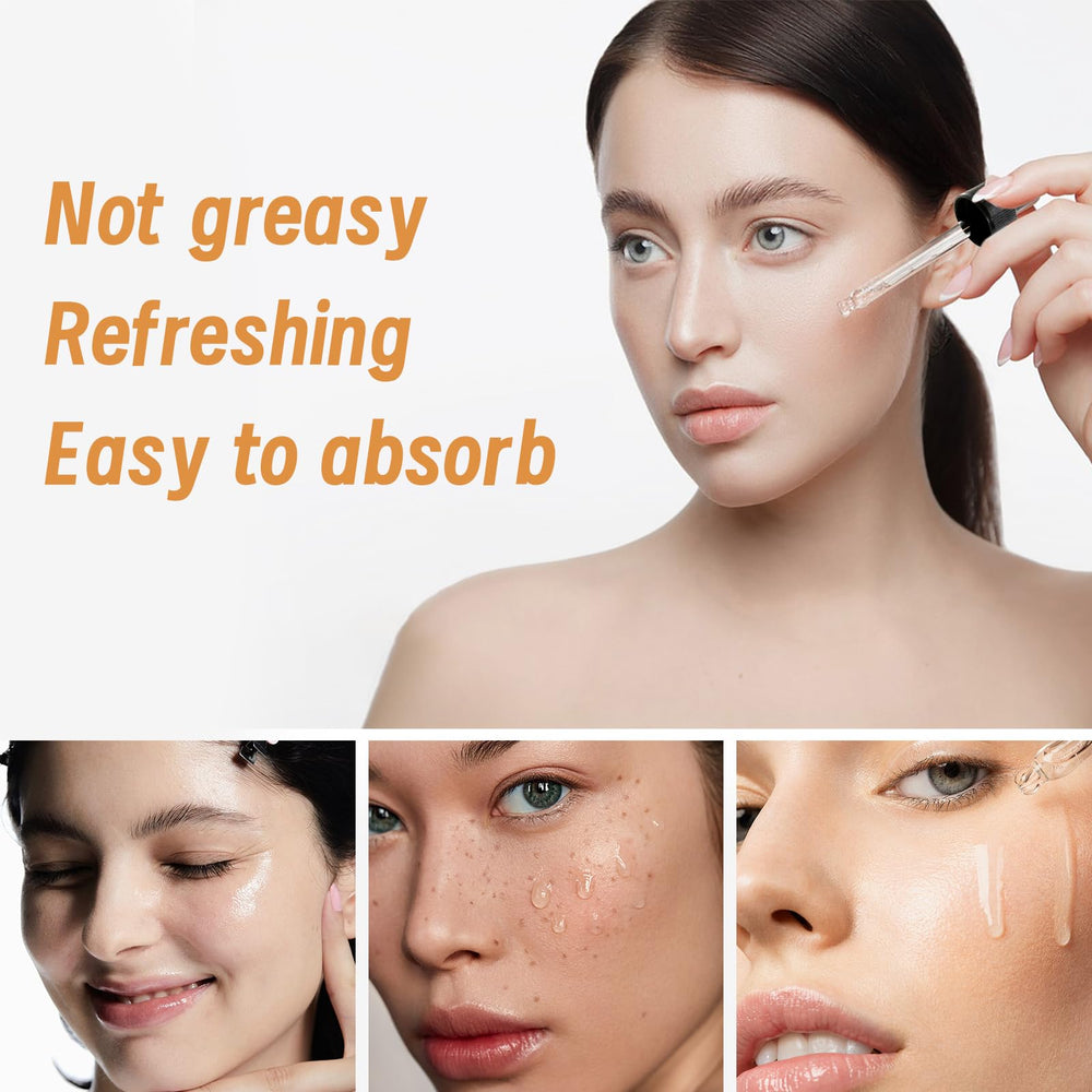 VGO Vitamin C Serum suitable for all skin types shown on bottle.