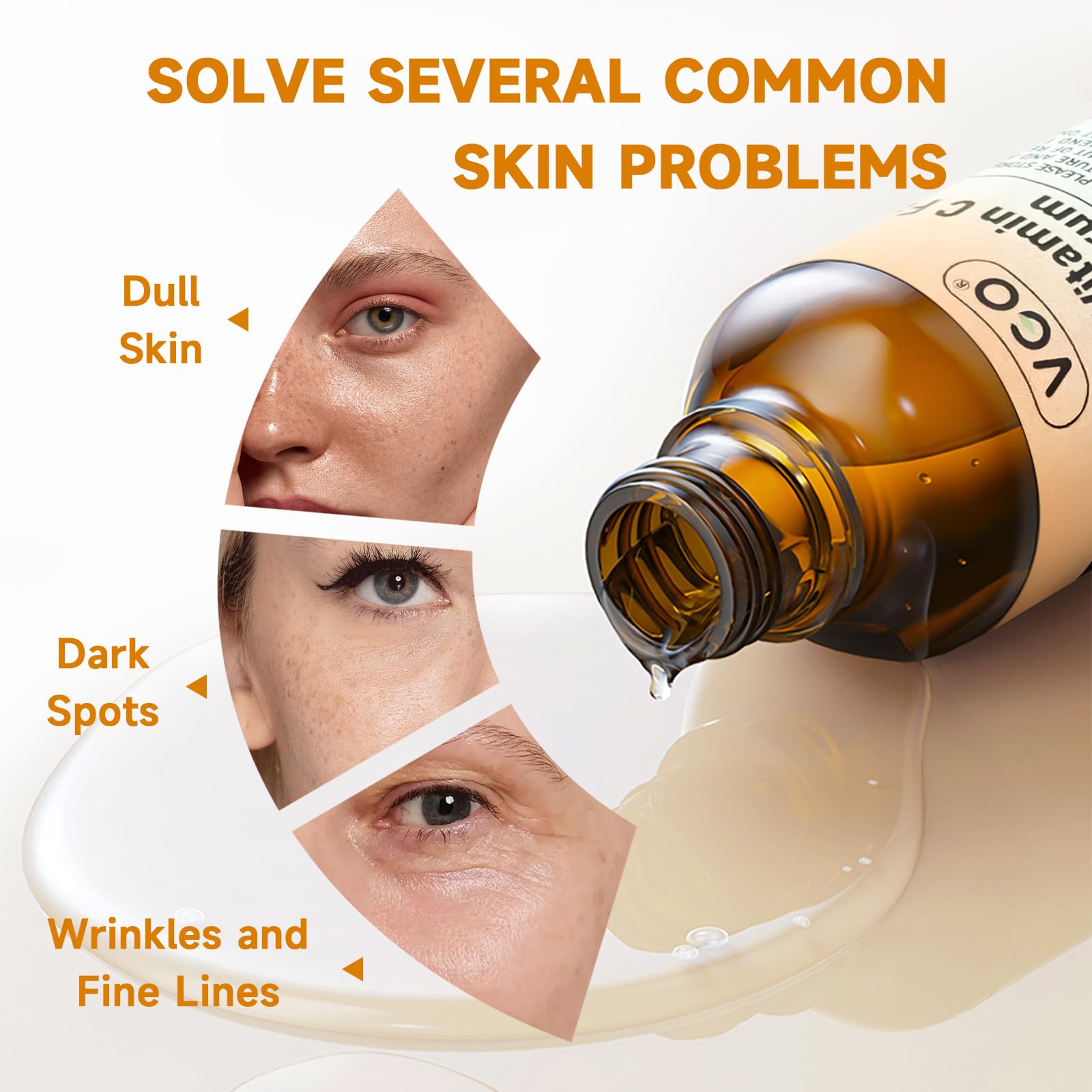VGO Vitamin C Serum tube highlighting stable vitamin C formulation.