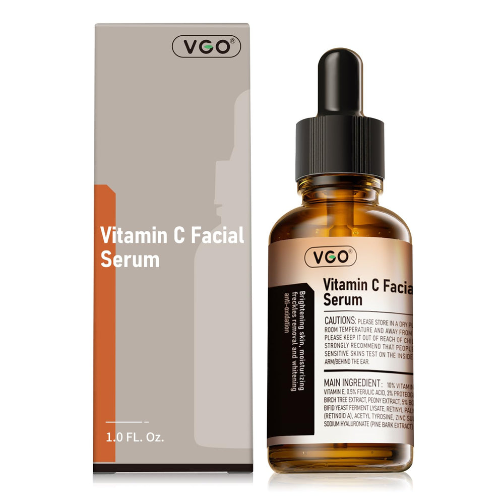 VGO Vitamina C serum, bote de 30 ml, hidrata profundamente y mejora la luminosidad.