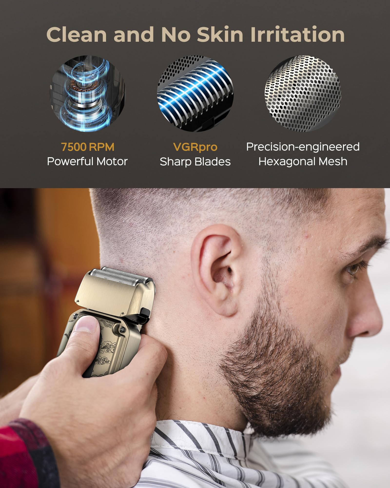 VGRPRO all-in-one grooming kit with 11 guide combs