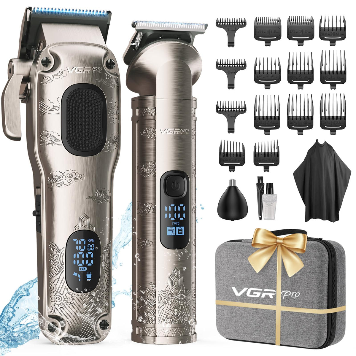 VGRPRO hair clipper main unit for precise home haircuts and fades.
