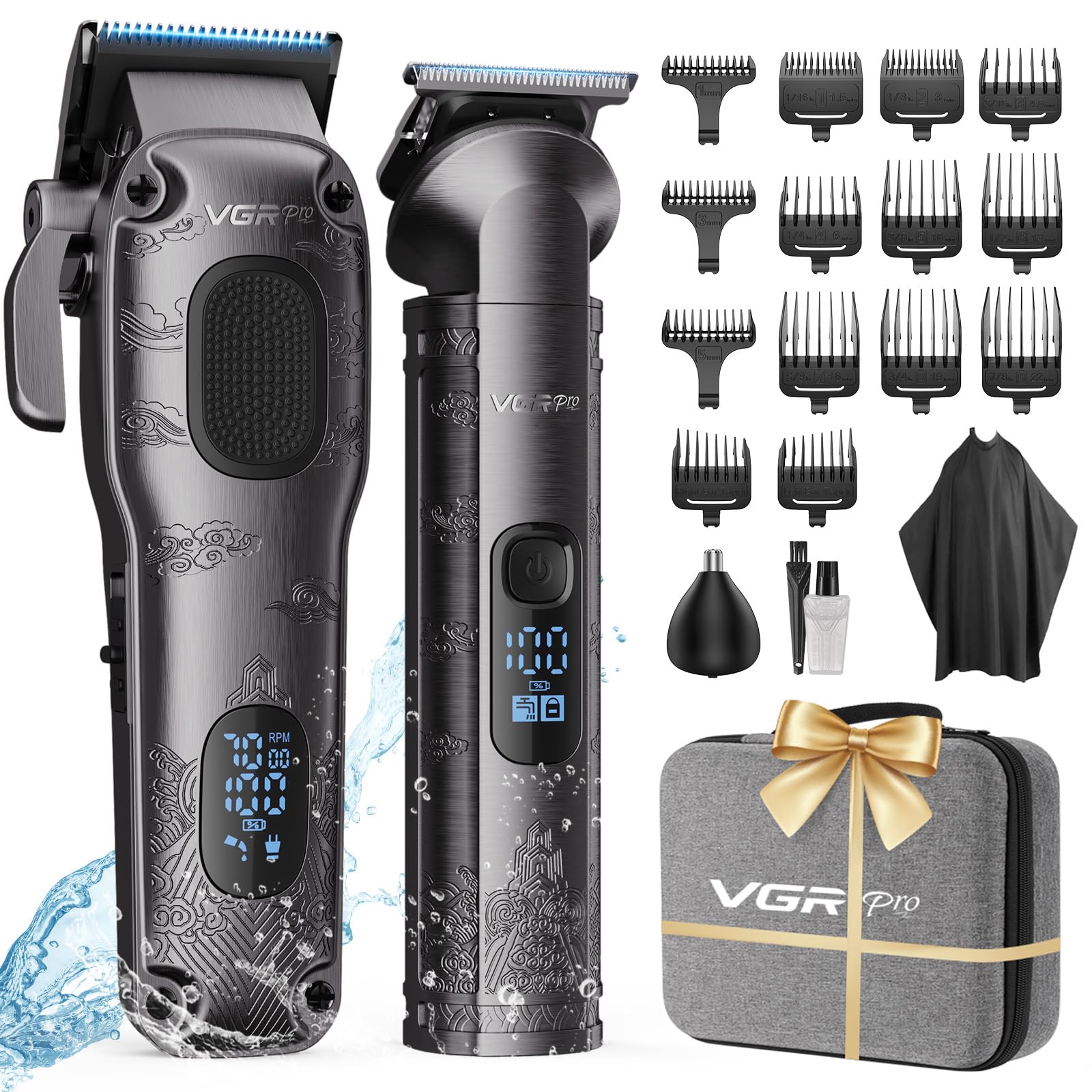 VGRPRO hair clipper main unit for precise salon-grade home grooming