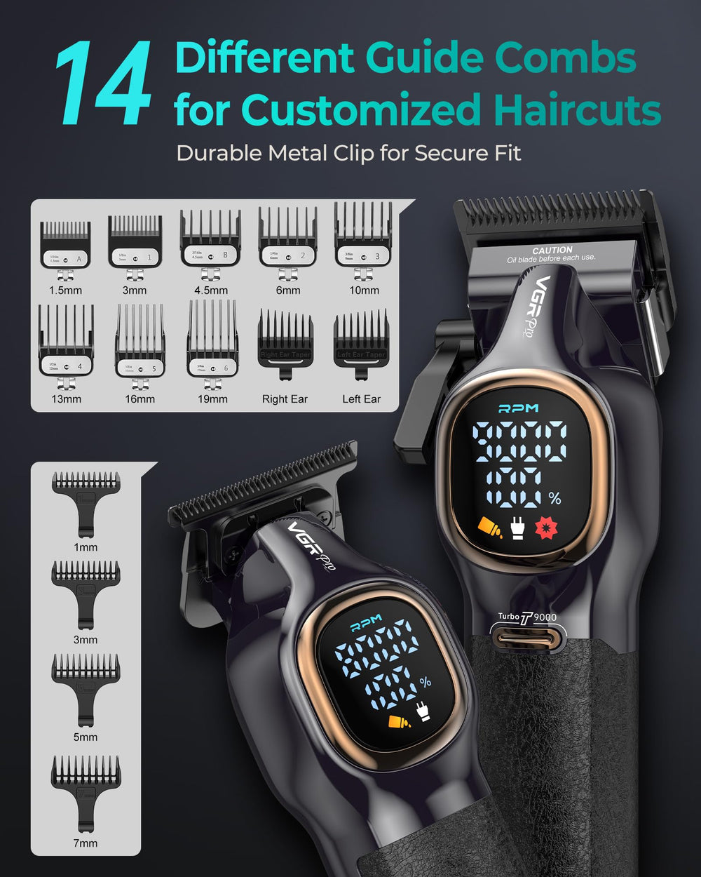 VGRPRO premium storage case for organized grooming tools and travel.