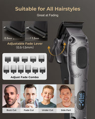 VGRPRO 3-in-1 trimmer for nose, ears, and beard detail
