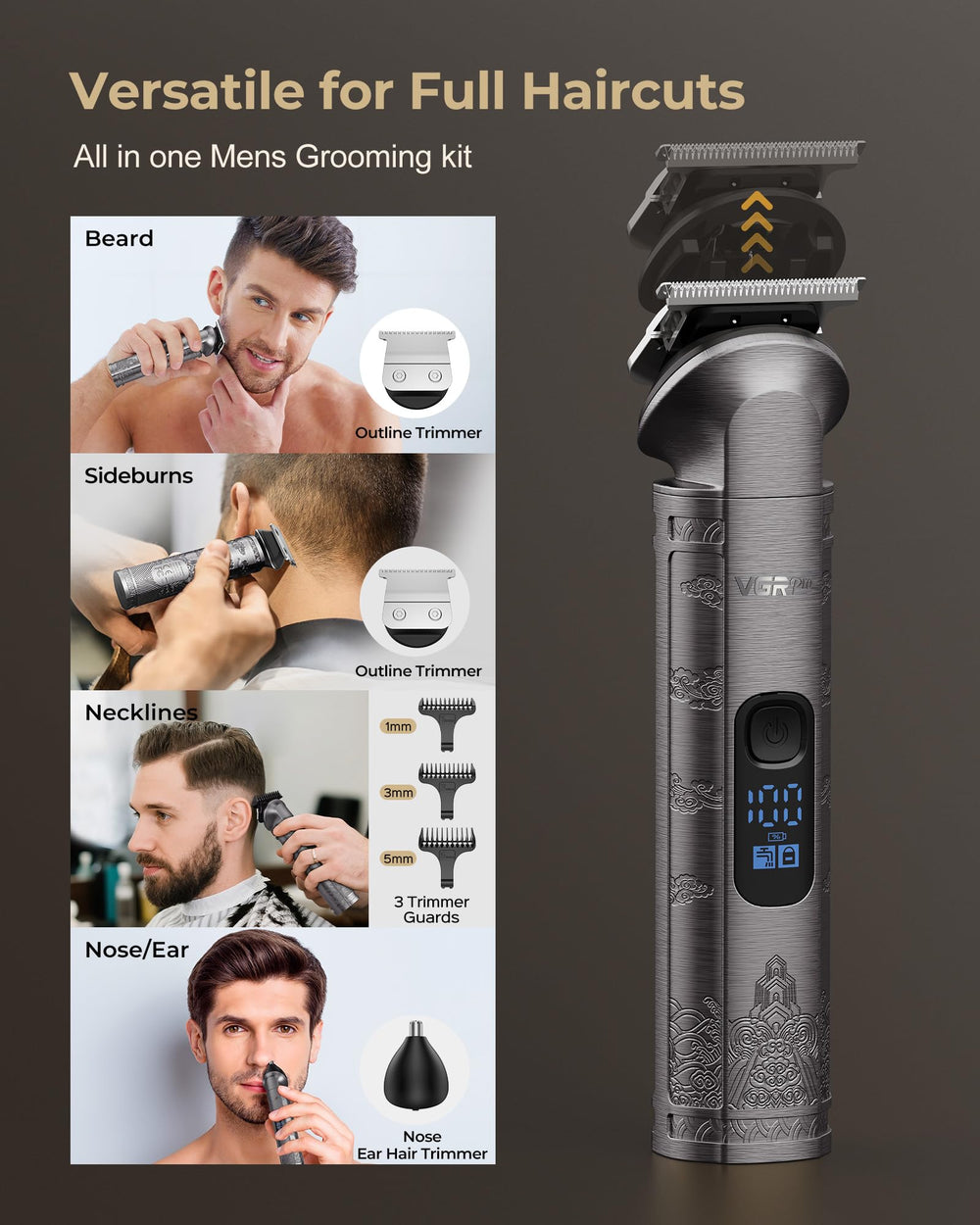 VGRPRO zero-gap trimmer 0.1mm for clean edges