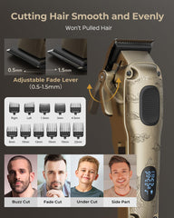 VGRPRO zero-gap trimmer for beard and brows