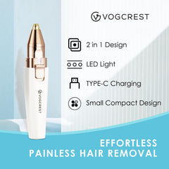 VG VOGCREST portable compact razor for on-the-go touch-ups.