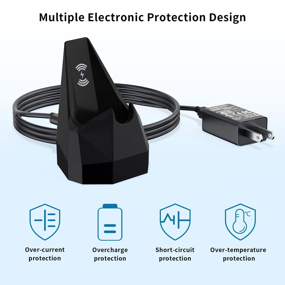 vhbw replacement dock for MANSCAPED 4.0 – with USB charger for flexible power options.