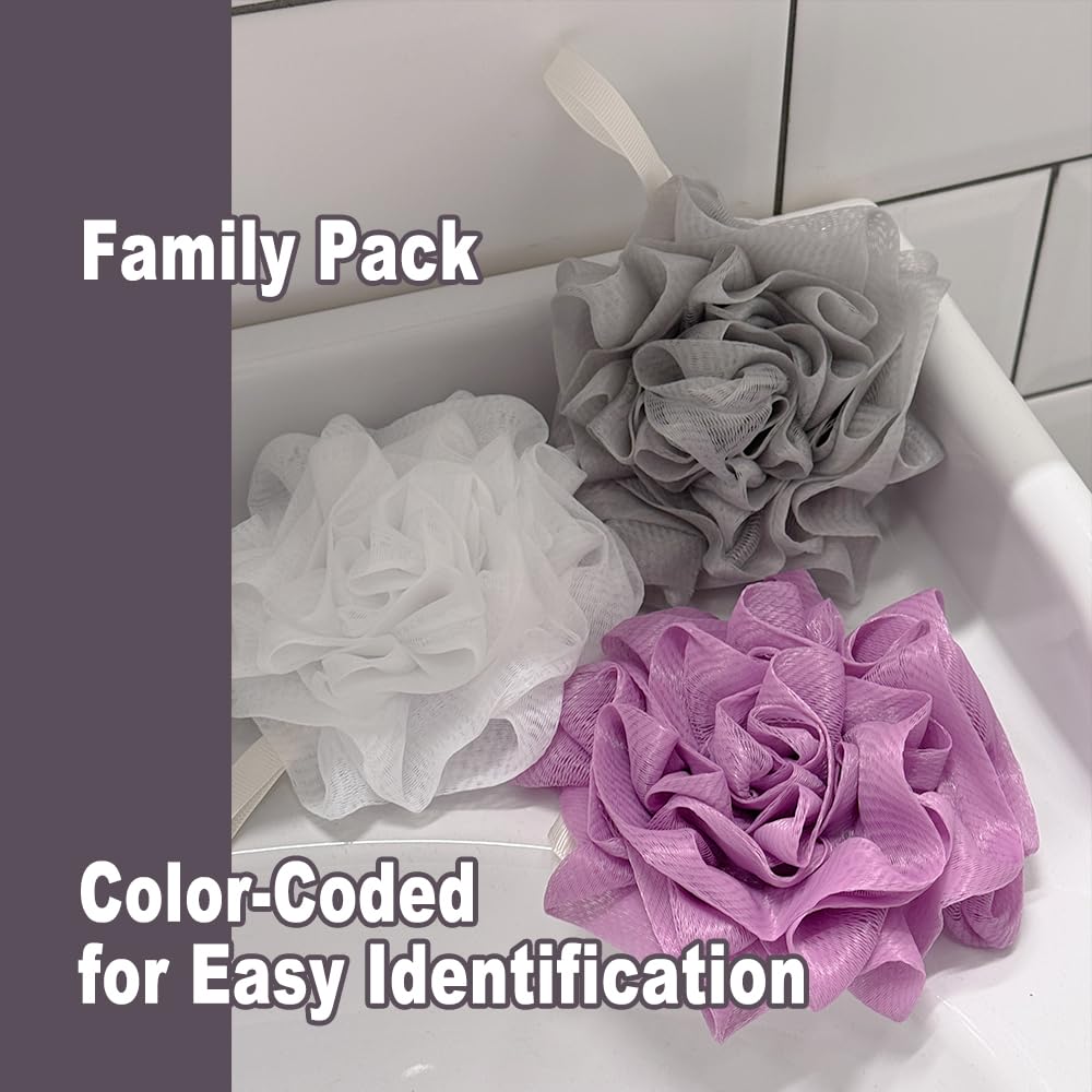 VHIPKUA lufa-gris-morado: color para cada miembro de la familia.