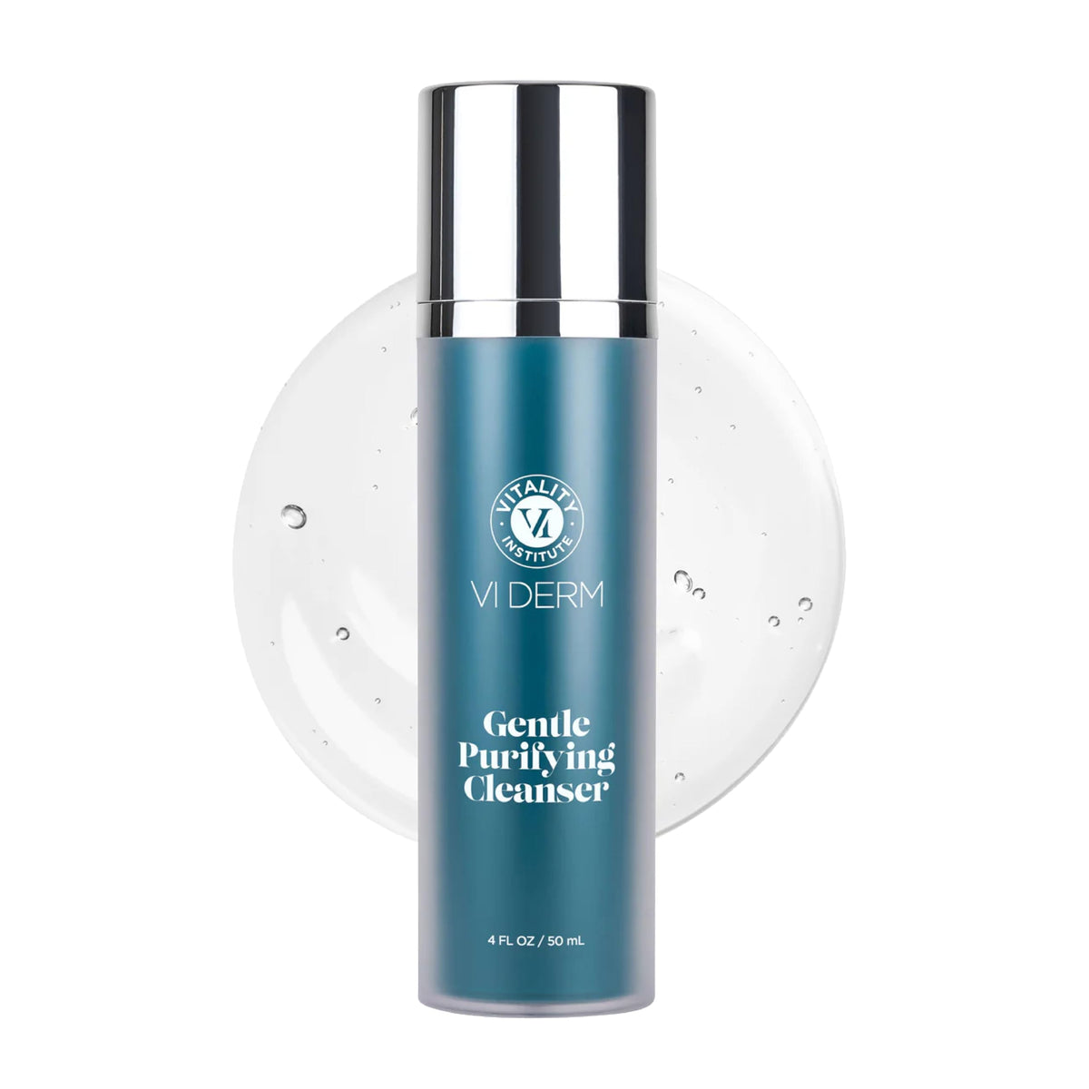VI DERM Gentle Purifying Cleanser bottle for daily hydrating cleanse.