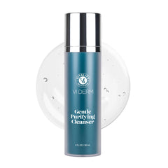 VI DERM Gentle Purifying Cleanser bottle for daily hydrating cleanse.