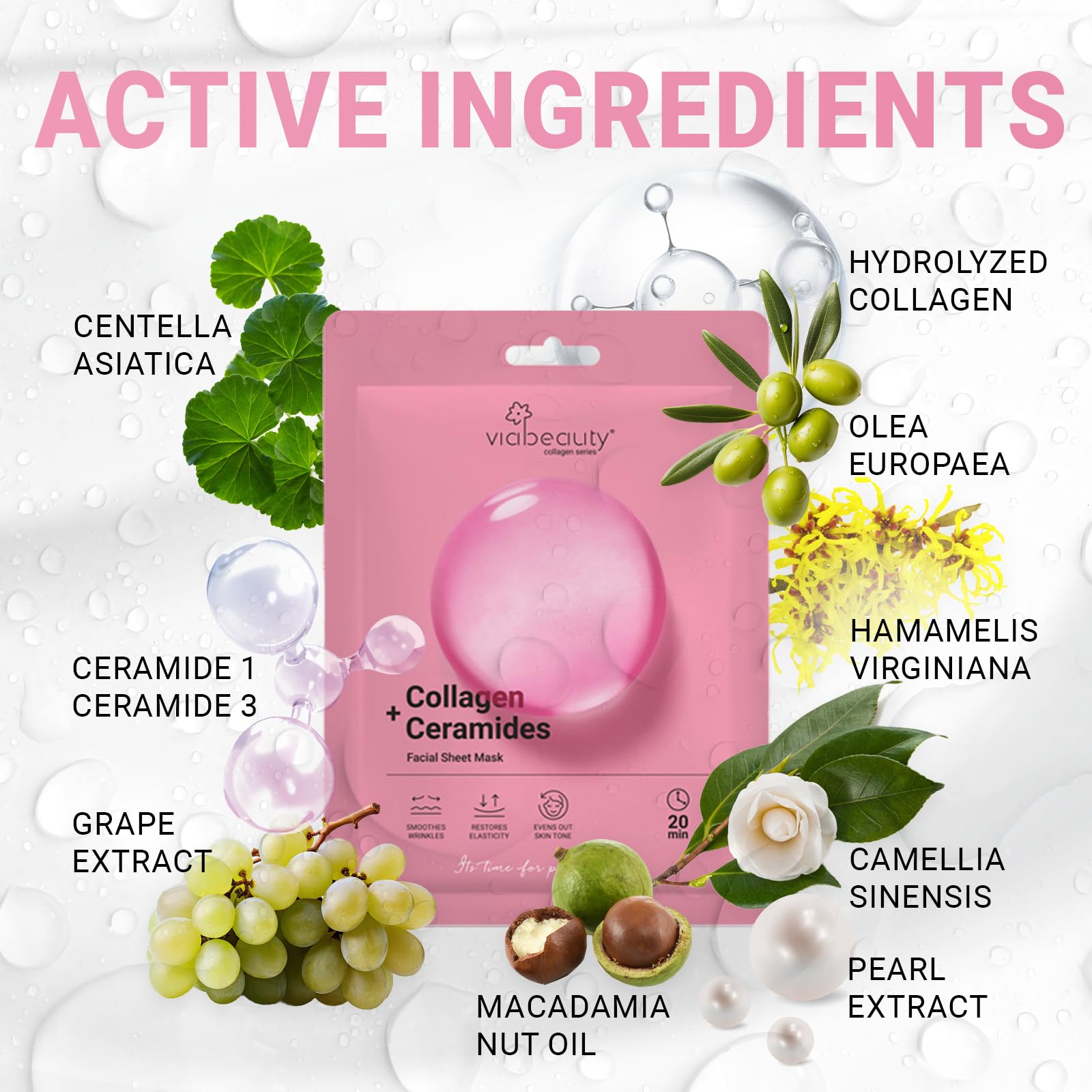 Mascarilla VIABEAUTY apta para piel seca, grasa o mixta