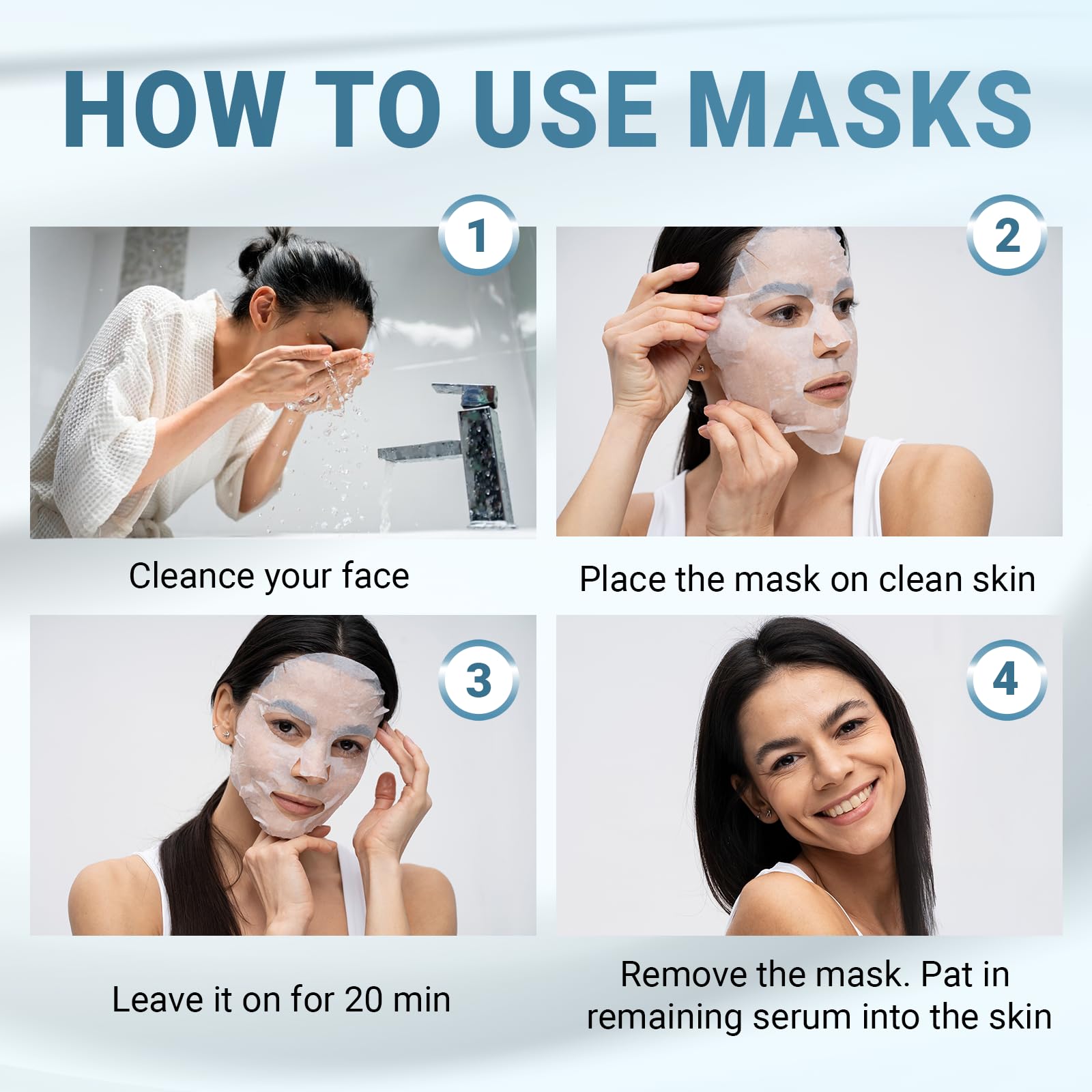 Rostro más luminoso tras una sesión de 20 minutos con VIABEAUTY.
