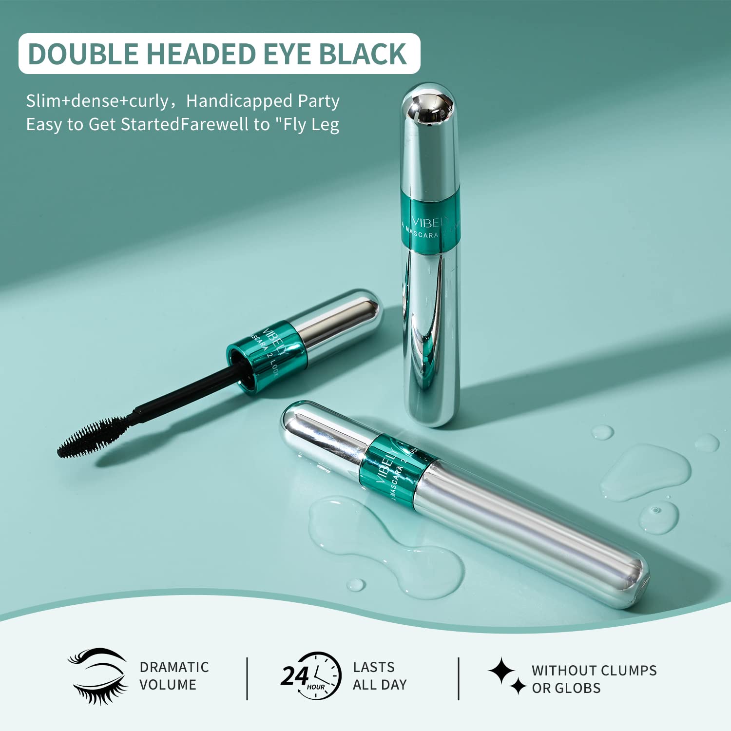 VIBELY cruelty-free mascara branding emphasizes ethical choice