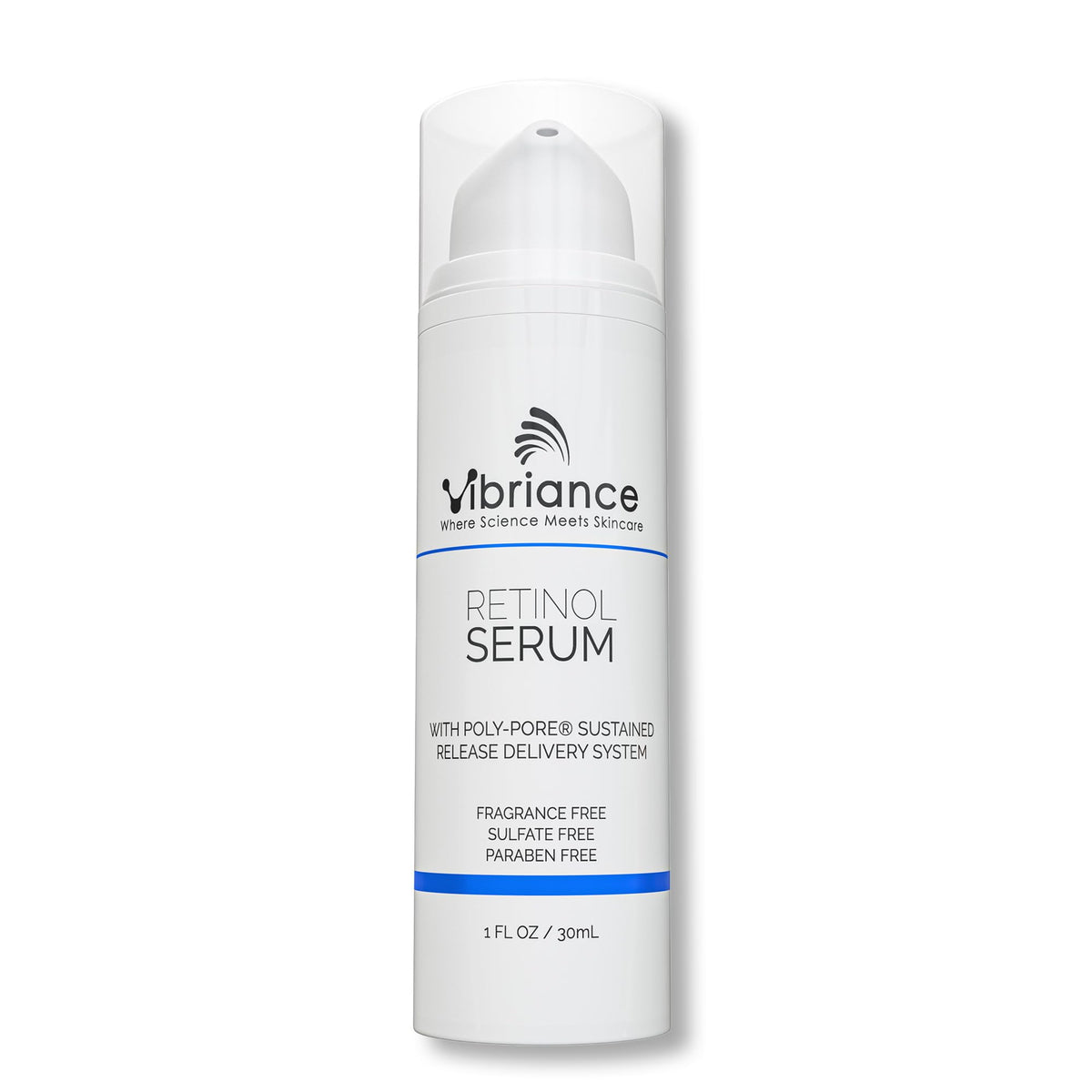 Vibriance Retinol Serum night application for a smoother, more even complexion.