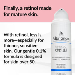 Vibriance Retinol Serum pores minimization shows tighter pores.
