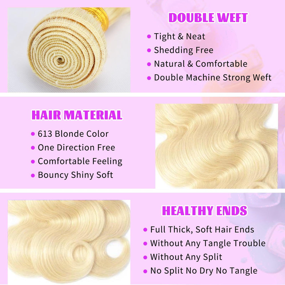 Vicayo virgin Brazilian hair extensions with natural shine and easy color matching