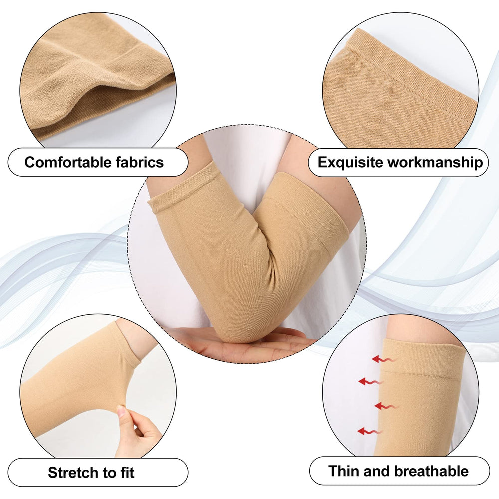 Vicenpal forearm sleeve elastic spandex nylon provides stretch without squeezing the arm