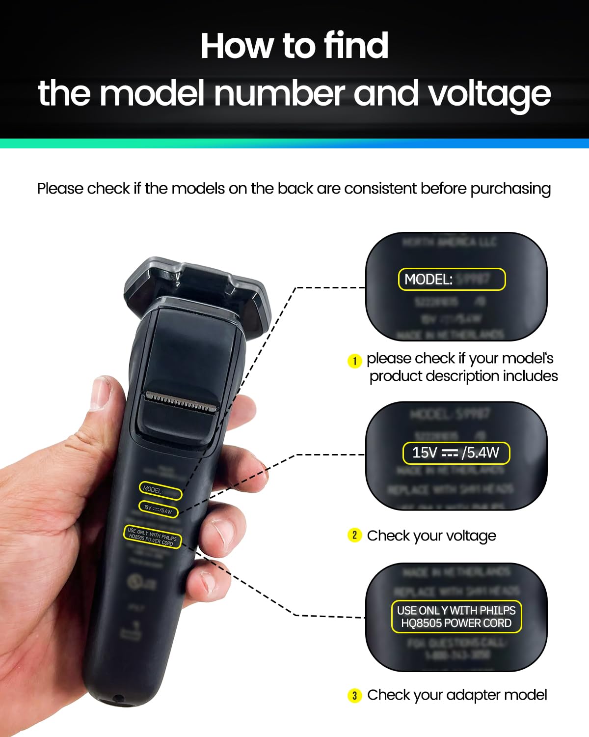 Vicgee compatibility with Philips Norelco models for seamless use