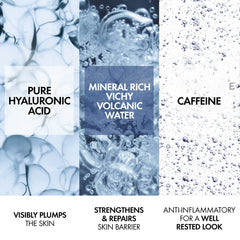 Under-eye contour improved by Vichy serum for smoother lines