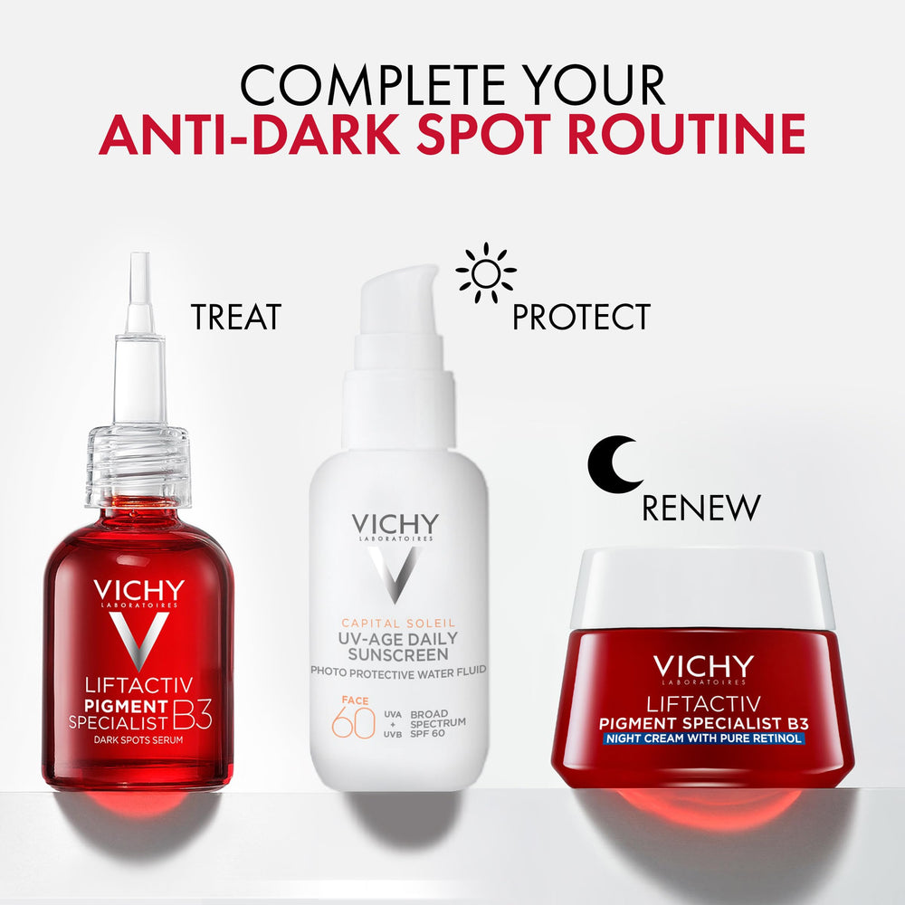 Exfoliación multicapas con LiftActiv B3 Serum para renovación