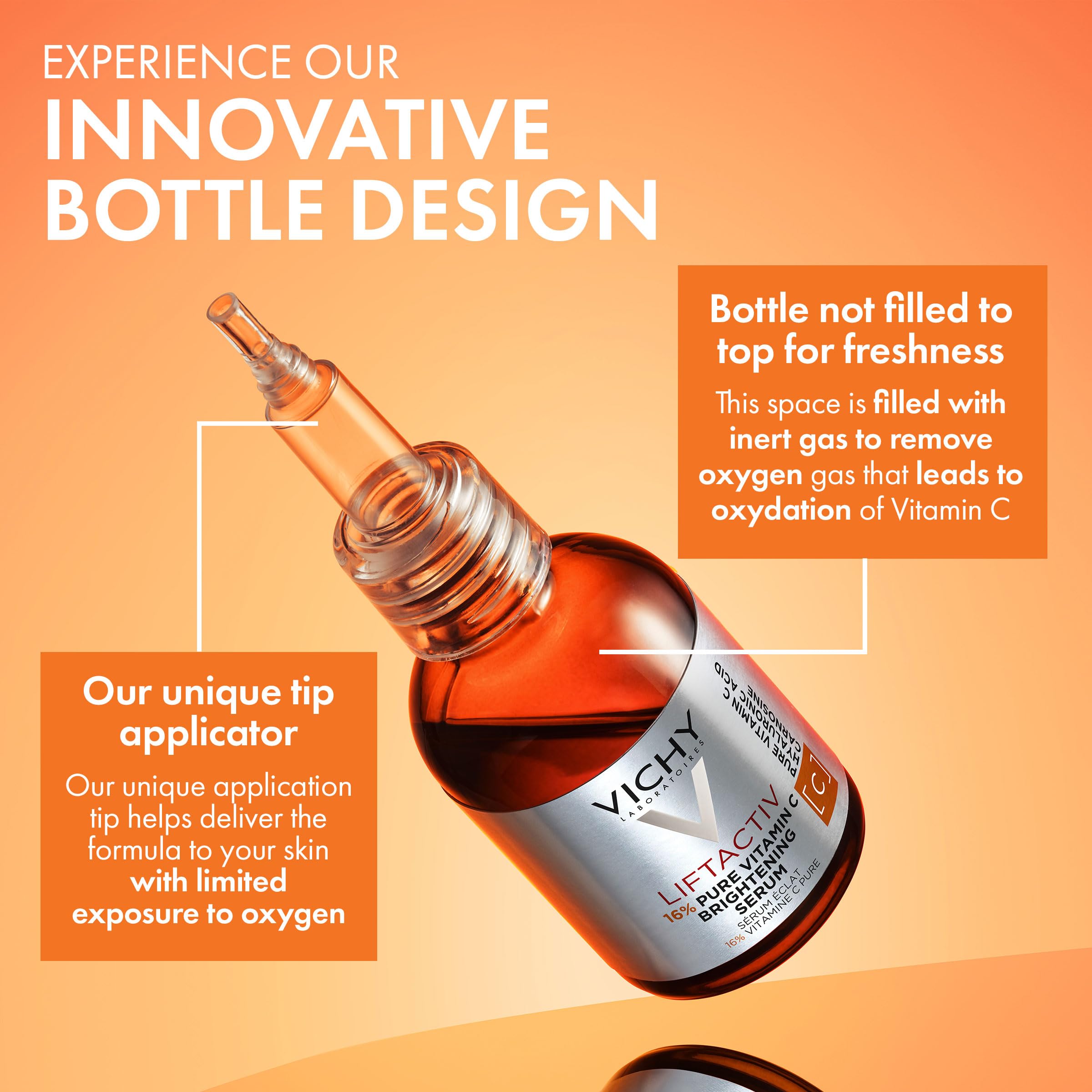 Vichy LiftActiv packaging highlighting minerals and barrier support