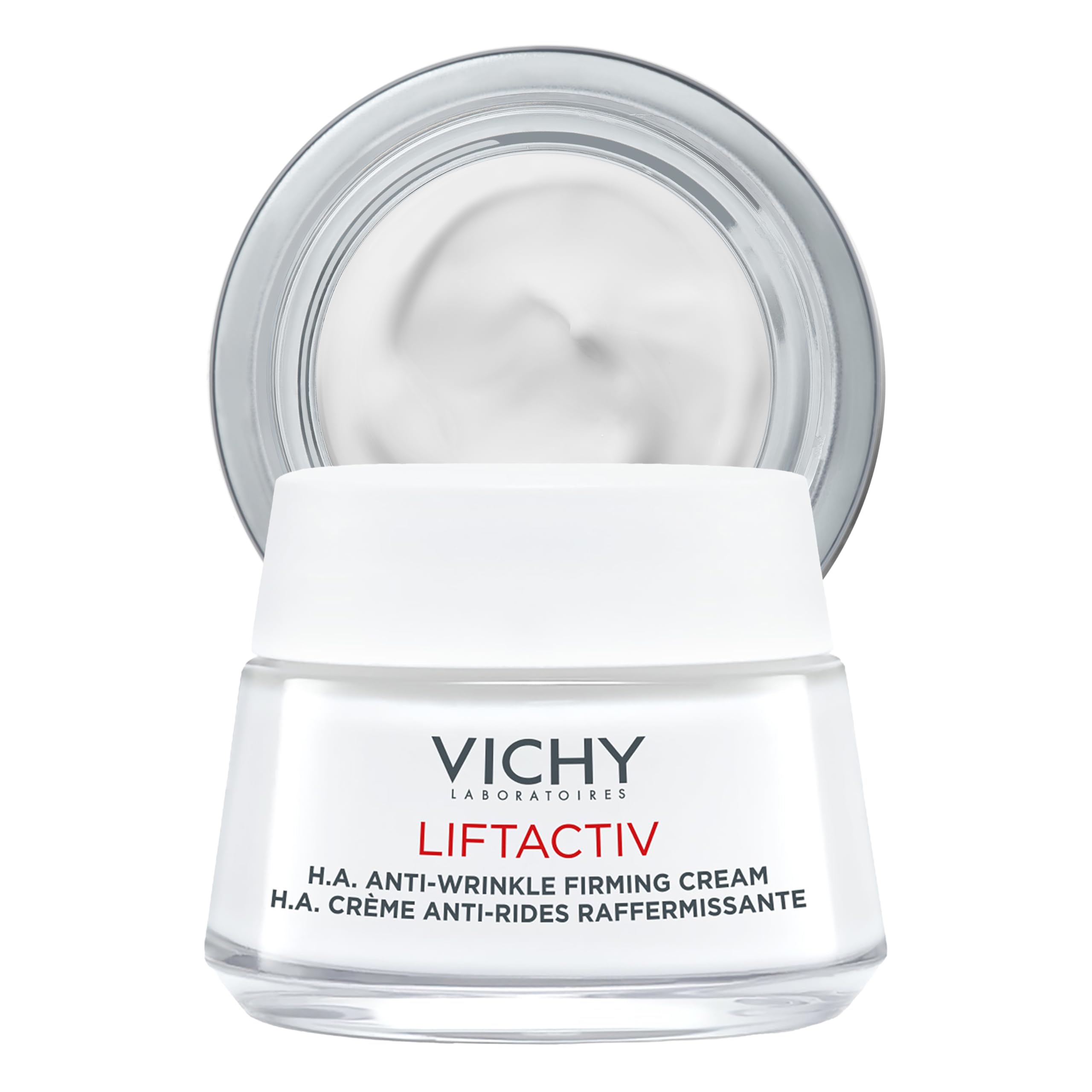 Vichy LiftActiv Supreme jar close-up showing rich texture for hydration