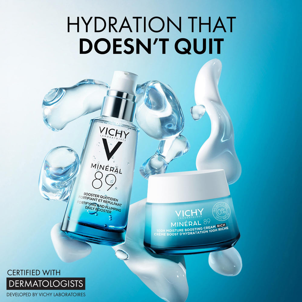 VICHY Mineral 89 Cream Niacinamide and Vitamin E benefit highlight