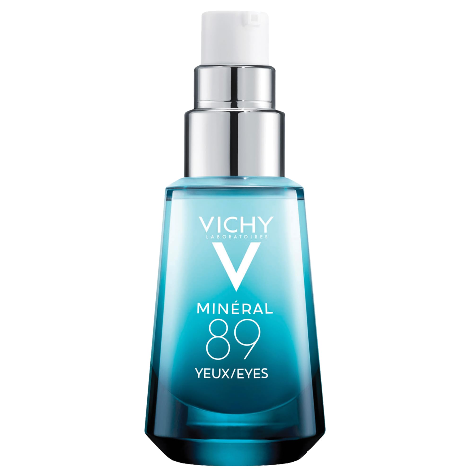 Vichy Mineral 89 eye serum bottle with lightweight gel for hydration