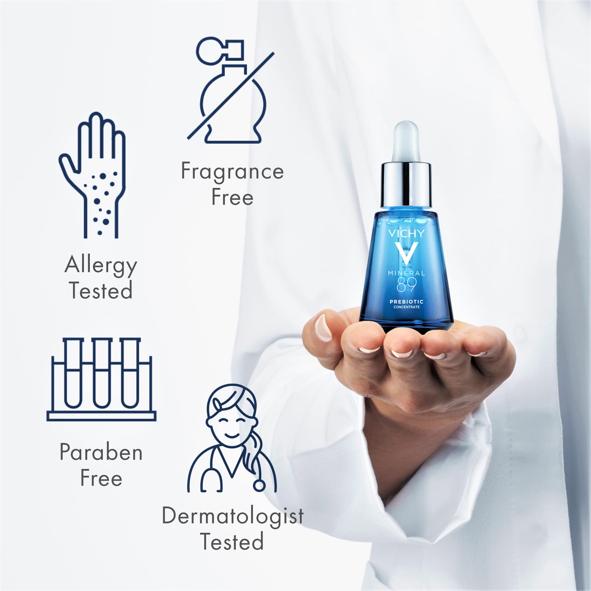 Niacinamide ingredient label highlights skin barrier support.