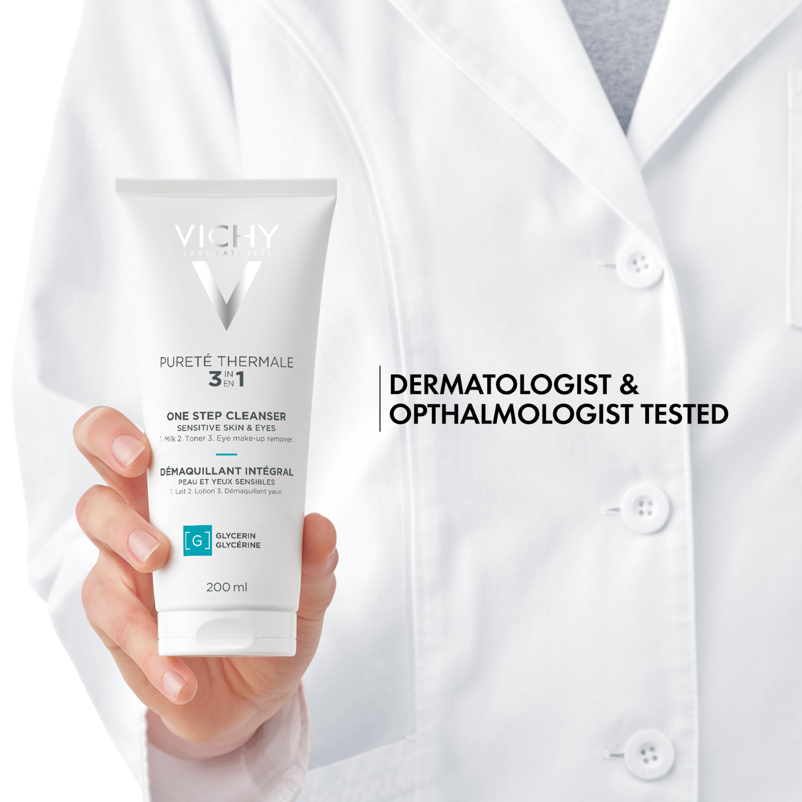 Vichy Pureté Thermale manteca de karité; refuerza resistencia cutánea.