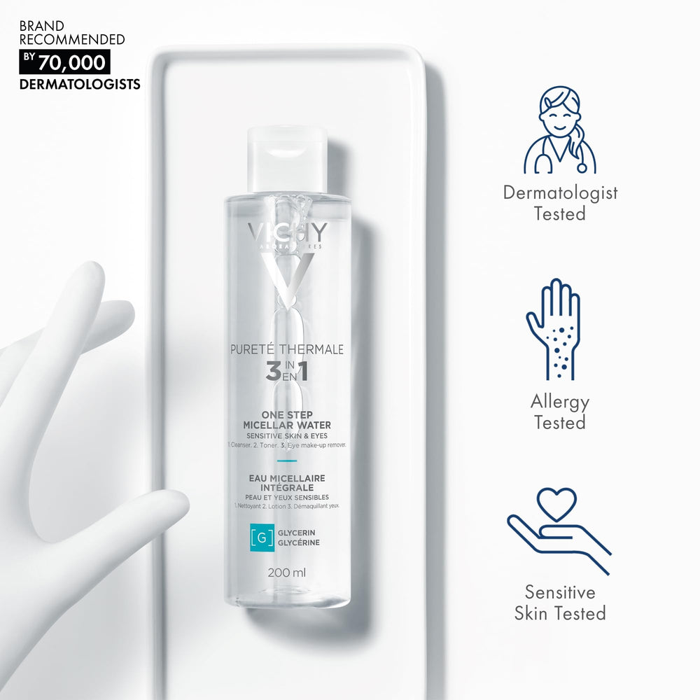 Tónico hidratante para rostro que refresca con Vichy Pureté Thermale
