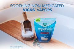 Vicks VapoBath difusión de vapores eucalipto: ayuda a crear atmósfera relajante.