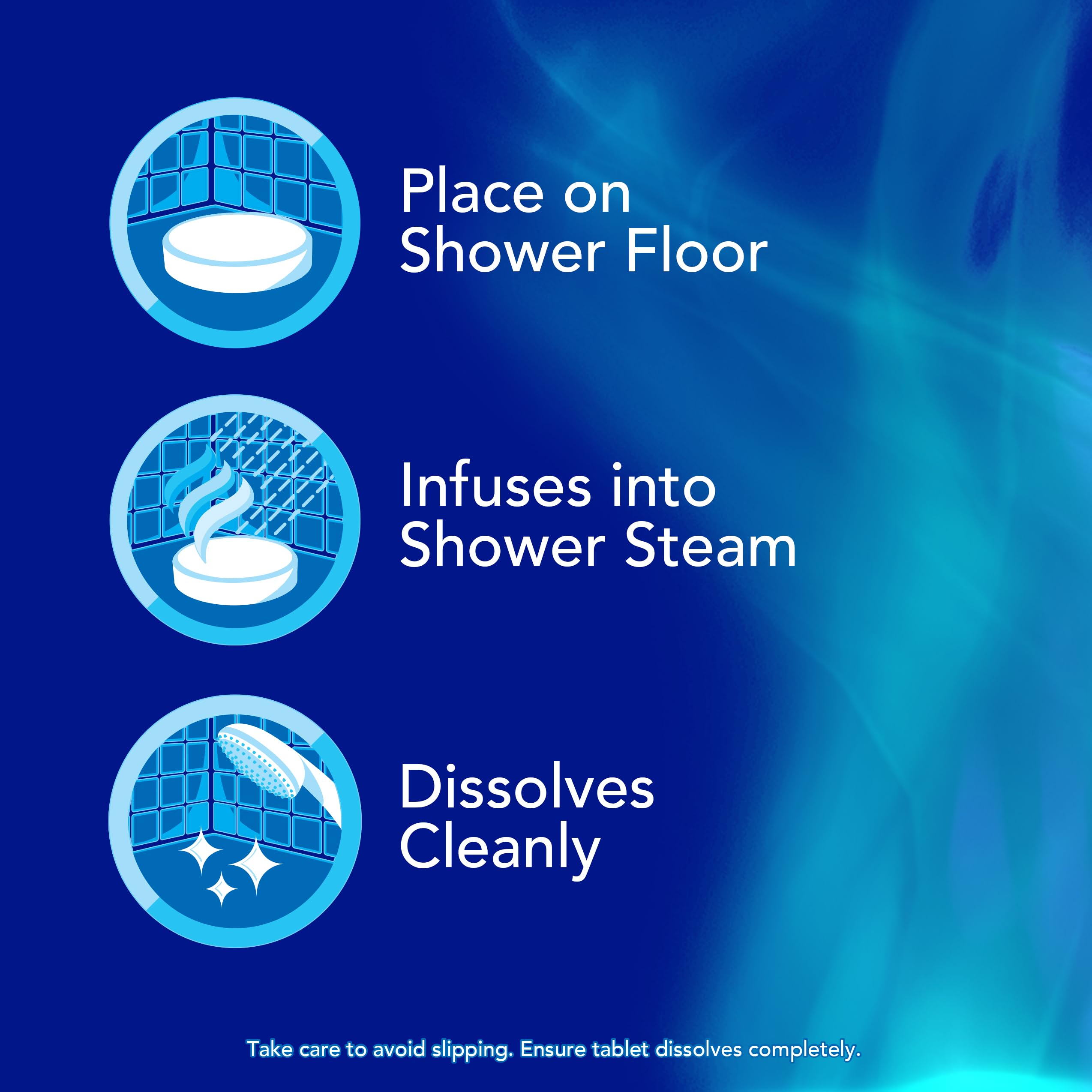 Experiencia spa en la ducha con Vicks VapoShower MAX.