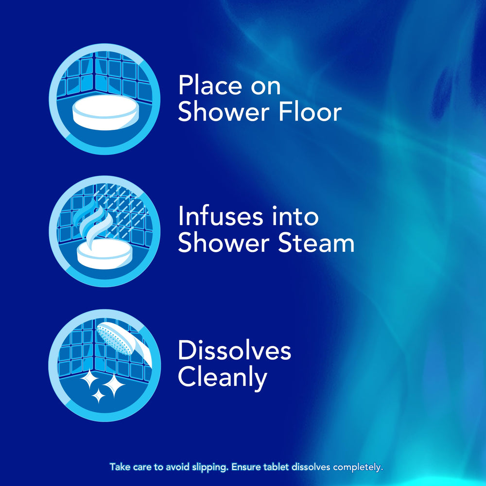 Experiencia spa en la ducha con Vicks VapoShower MAX.