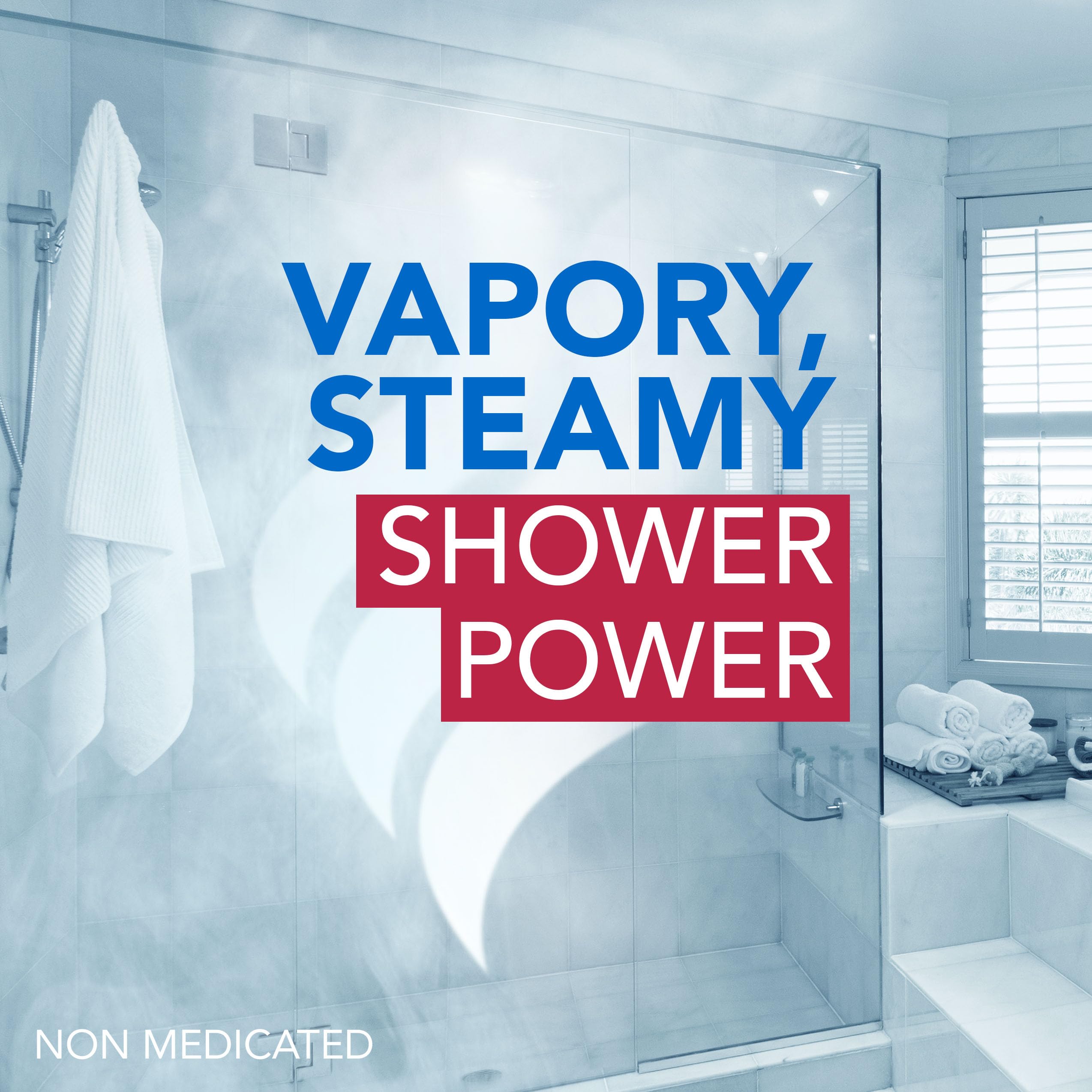 Vicks VapoShower Plus: disolución limpia de la tableta para spa en casa